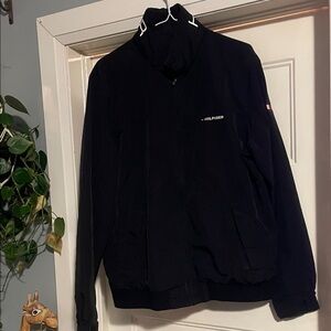 Tommy Hilfiger Men's Black Windbreaker